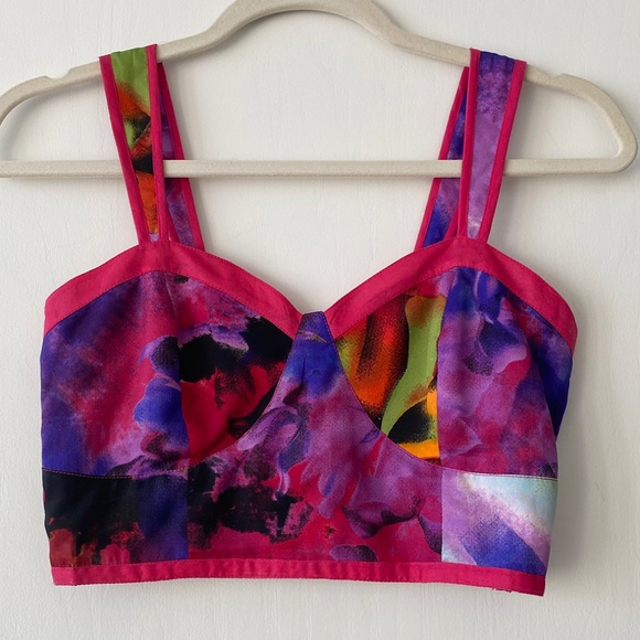 Bustier Crop Top - Multi - Picture 1 of 3